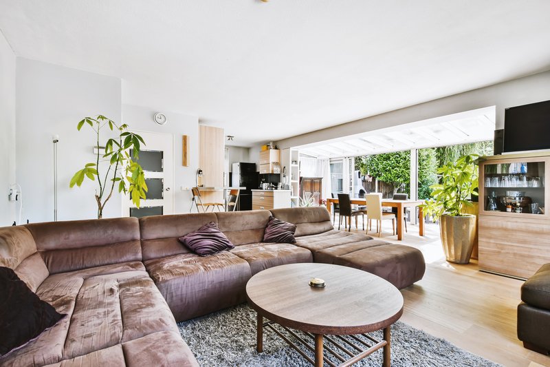 Sala de amplia casa en puebla centro